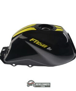 tanque gasolina italika ft150ts negro amarillo