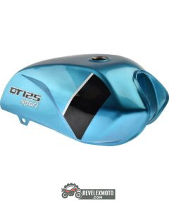 tanque gasolina italika dt125 sport azul turquesa f17010216