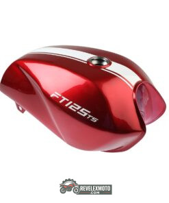 tanque gasolina italika ft125ts rojo blanco cerecita