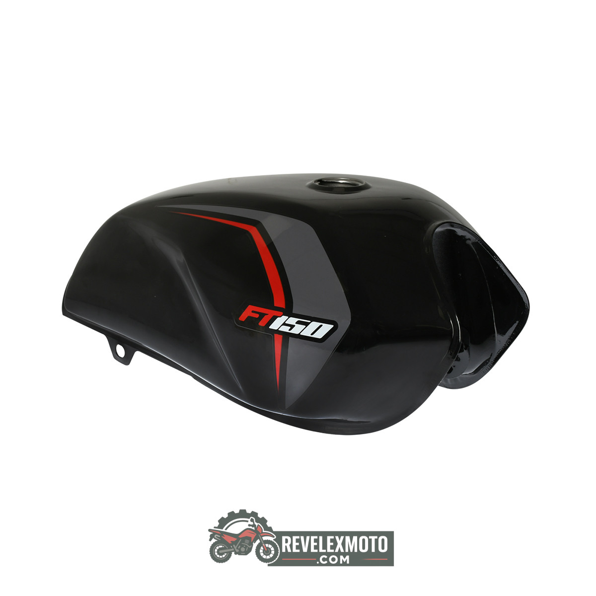 TANQUE DE GASOLINA ITALIKA FT150 2024 NEGRO GRIS GP